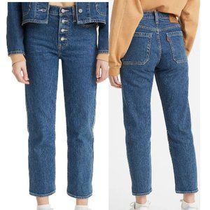 NWT Levi's Wedgie High Waist Crop Straight jeans